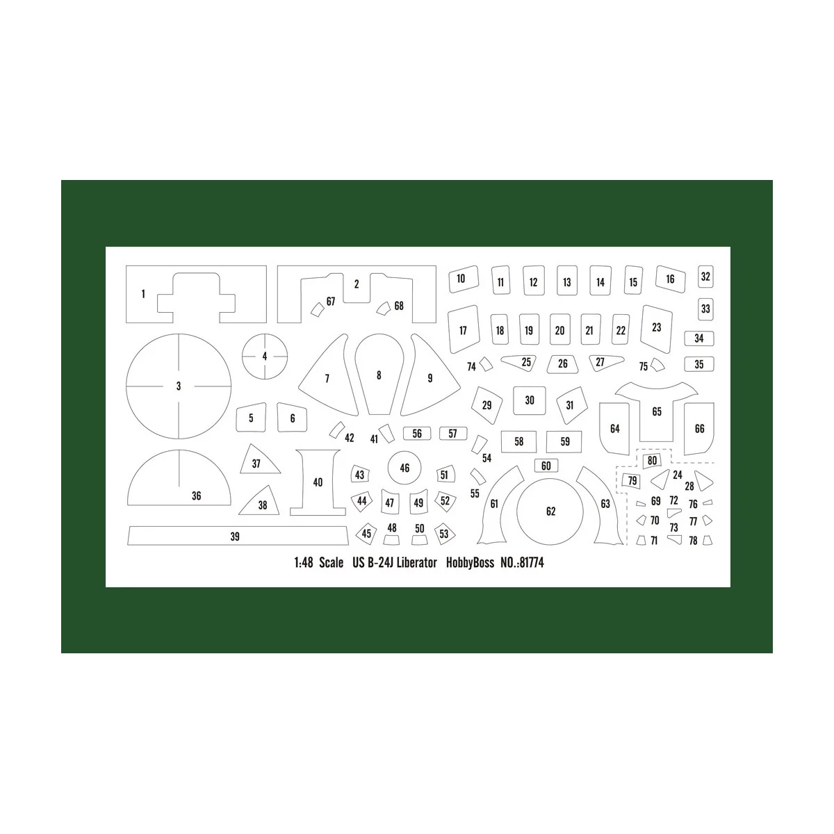 US B-24J Liberator 1/48 Hobby Boss Hobby Boss HB81774 - 3