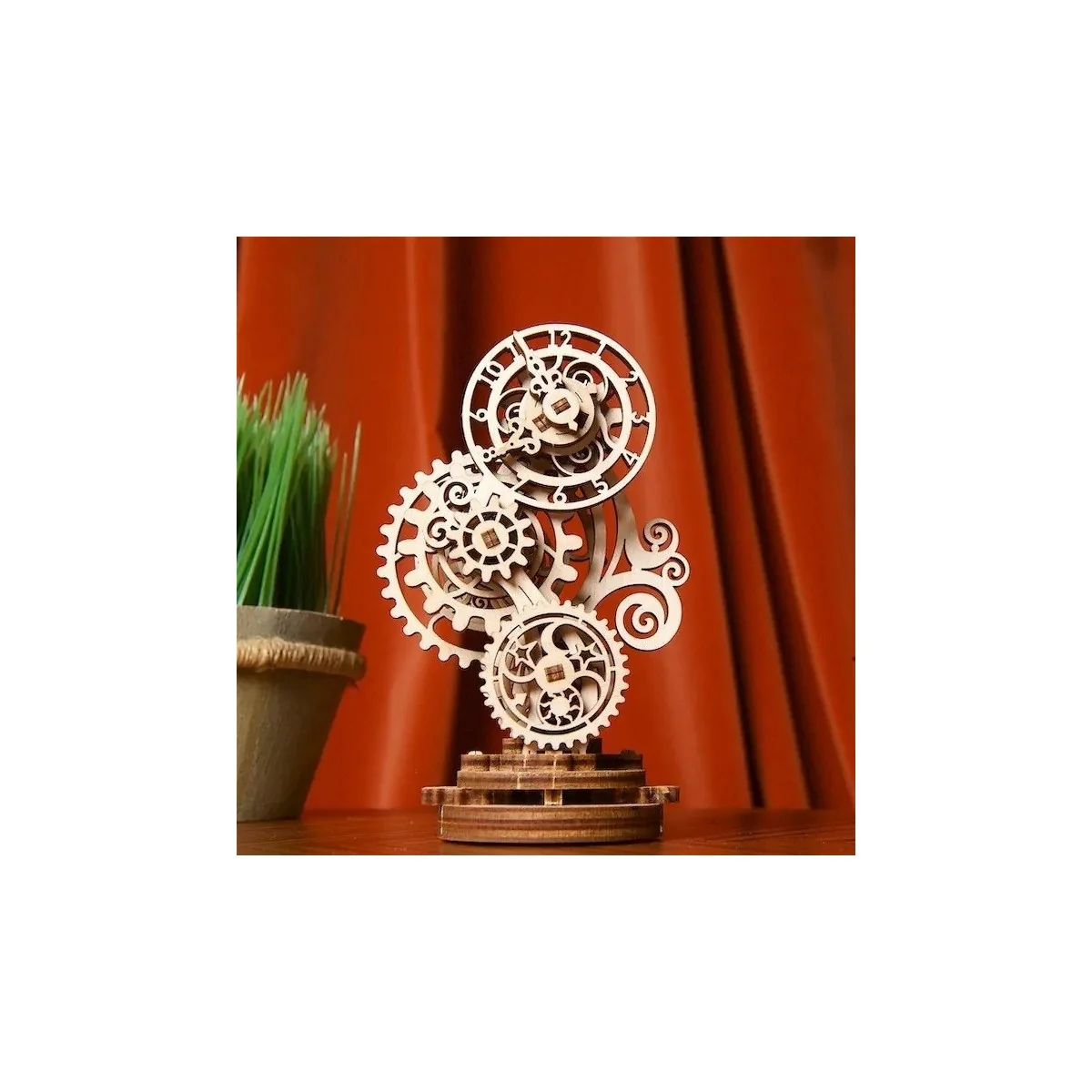Steampunk Horloge 2.0 Puzzle 3D bois UGEARS UGEARS UG-70219 - 6 Steampunk Horloge 2.0 Puzzle 3D bois UGEARS UGEARS UG-70219 - 6