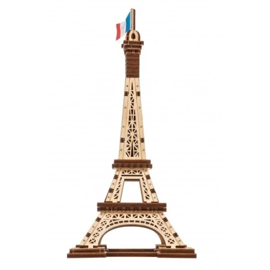 Paris Eiffel Tower 3D Wood Puzzle UGEARS UGEARS UG-70249 - 2 UG-70249-Paris Eiffel Tower 3D Wood Puzzle UGEARS - UG-70249