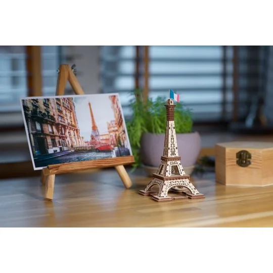 Paris Eiffel Tower 3D Wood Puzzle UGEARS UGEARS UG-70249 - 5 UG-70249-Paris Eiffel Tower 3D Wood Puzzle UGEARS - UG-70249