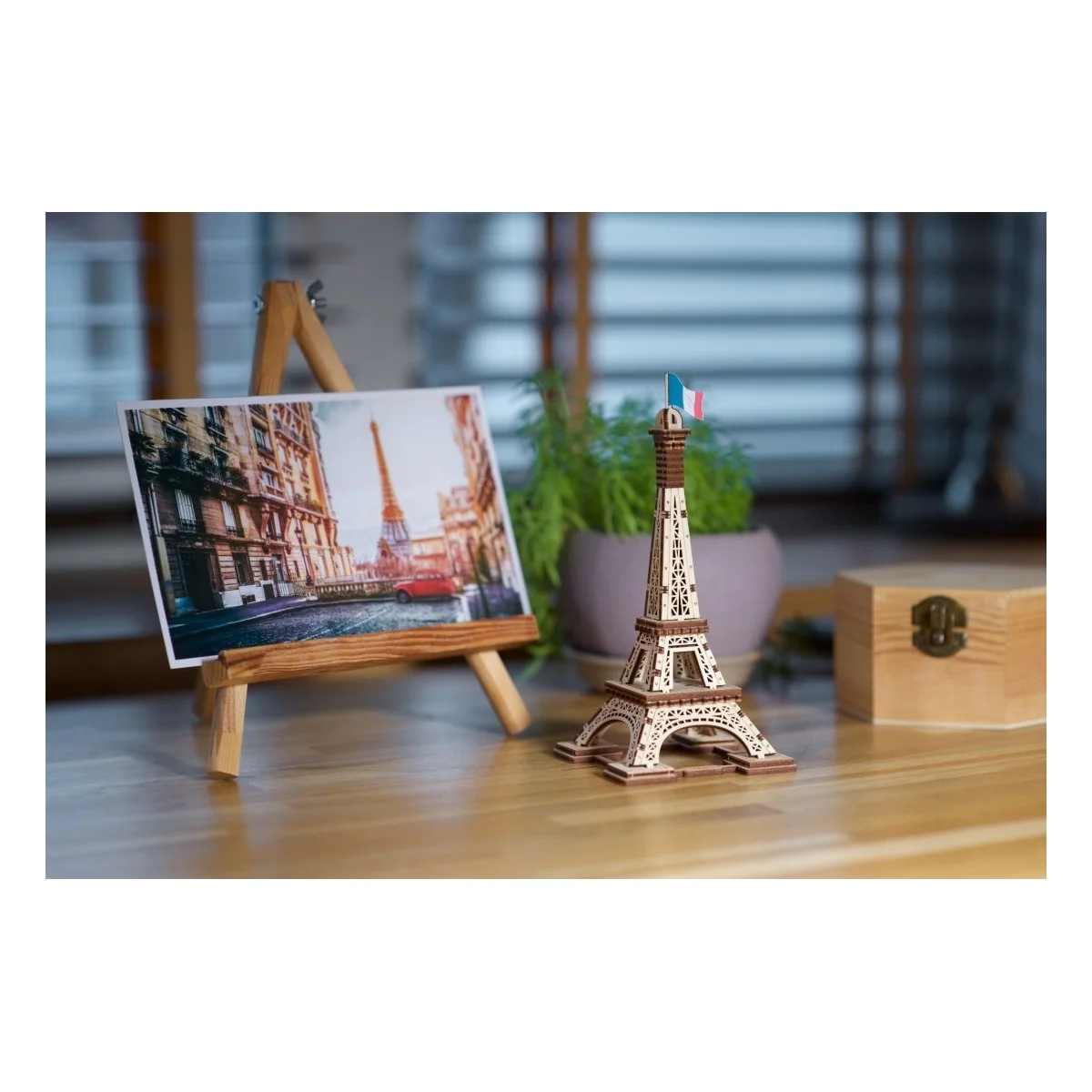 Paris Eiffel Tower 3D Wood Puzzle UGEARS UGEARS UG-70249 - 5 Paris Eiffel Tower 3D Wood Puzzle UGEARS UGEARS UG-70249 - 5
