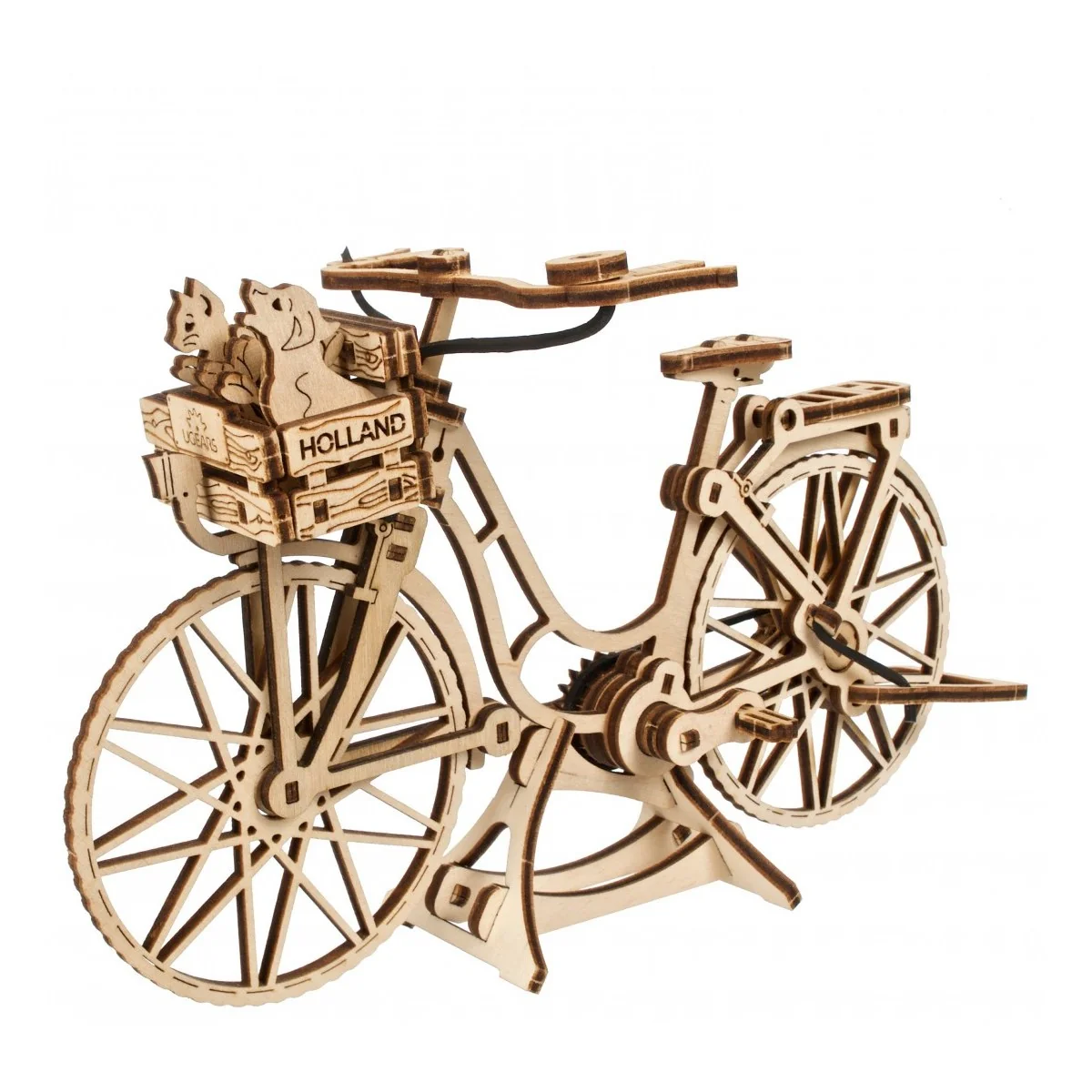 Dutch Bicycle Puzzle 3D Wood UGEARS UGEARS UG-70251 - 1