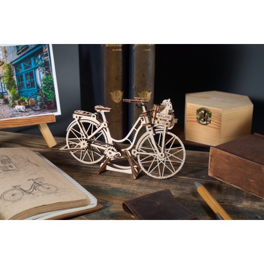 UG-70251-Dutch Bicycle Puzzle 3D Wood UGEARS