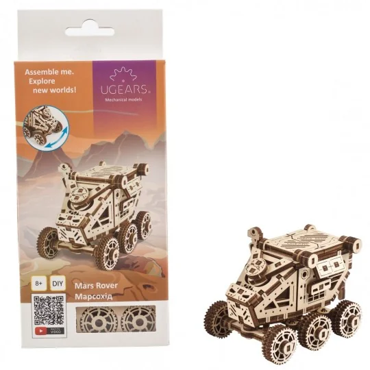 UG-70165-Mars Buggy Puzzle 3D Wood UGEARS