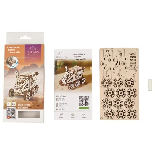 UG-70165-Mars Buggy Puzzle 3D Wood UGEARS