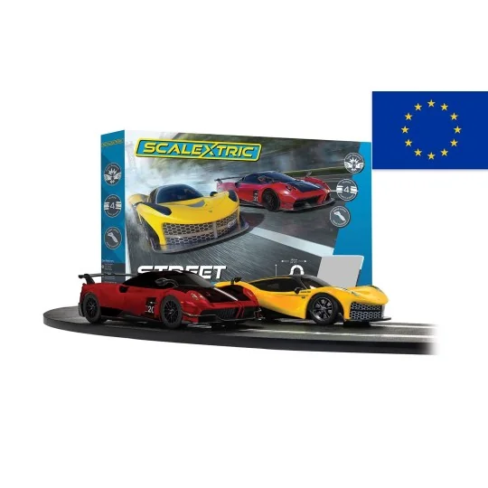 C1422P-Circuit slot Street Cruisers Race Set 1/32 Scalextric - C1422P