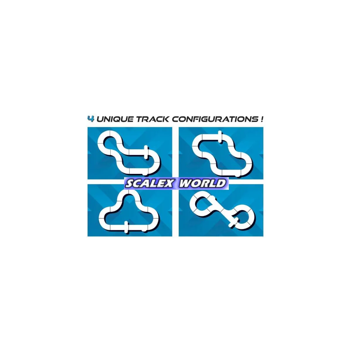 Circuit slot Street Cruisers Race Set 1/32 Scalextric Scalextric C1422P - 4