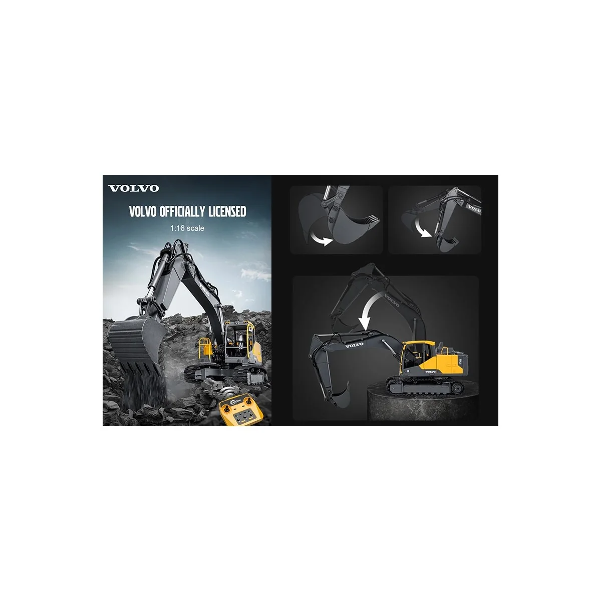 Volvo Pro ES 160E RC Excavator - T2M T2M T804 - 9 Volvo Pro ES 160E RC Excavator - T2M T2M T804 - 9