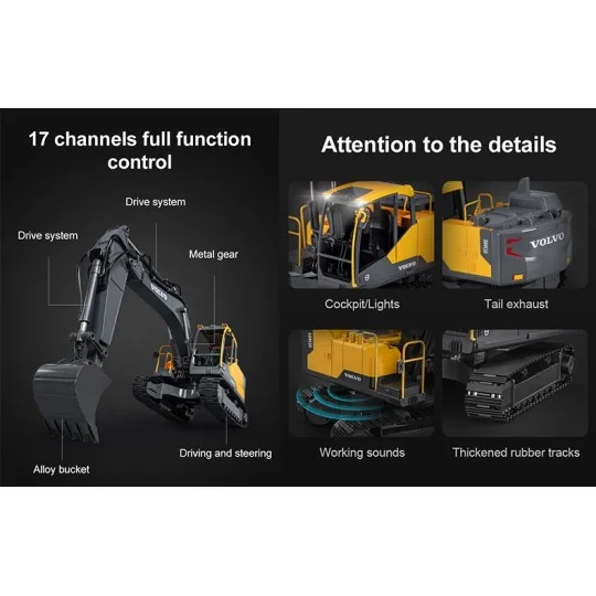 T804-Pelleteuse RC Pro ES 160E Volvo - T2M - T804
