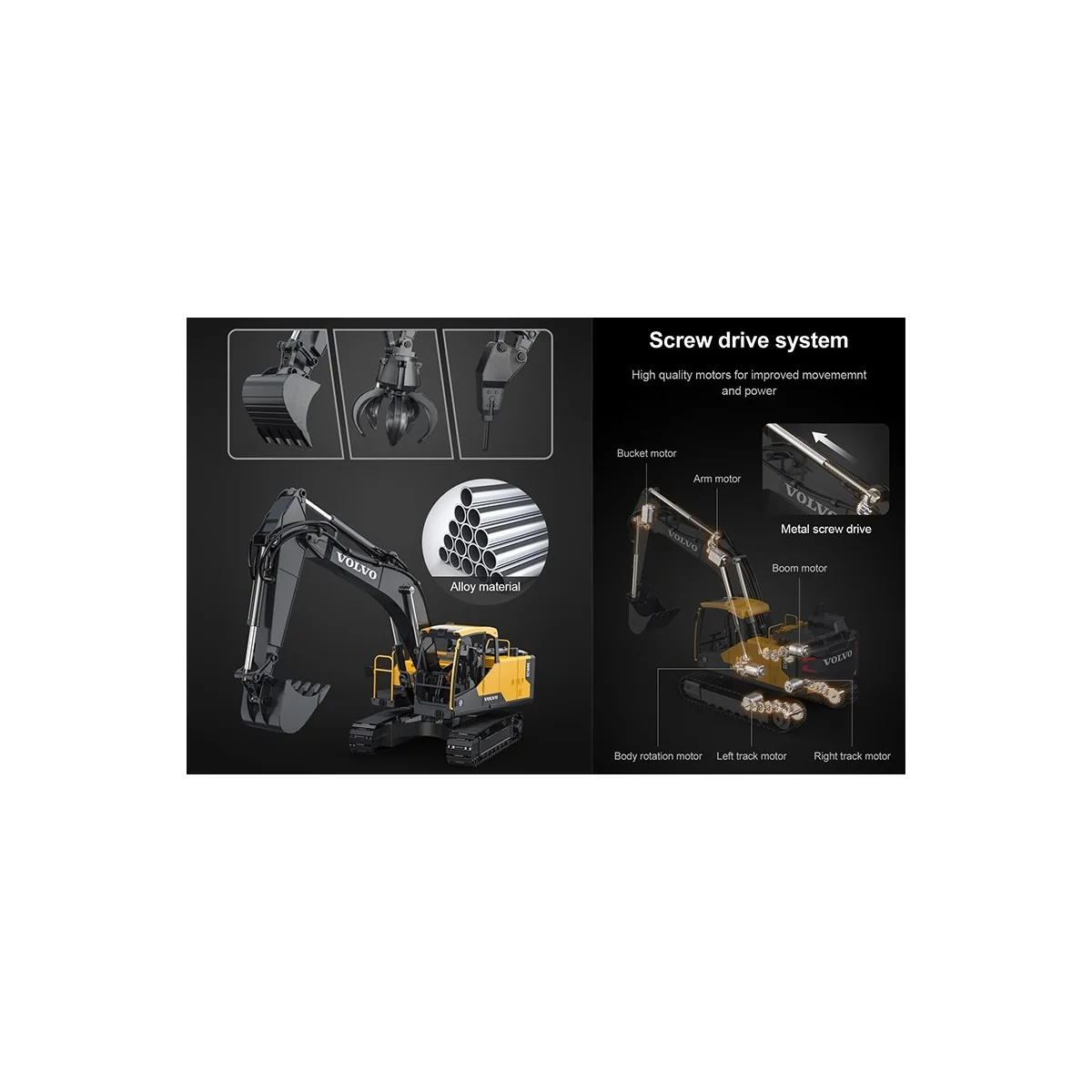 Volvo Pro ES 160E RC Excavator - T2M T2M T804 - 11