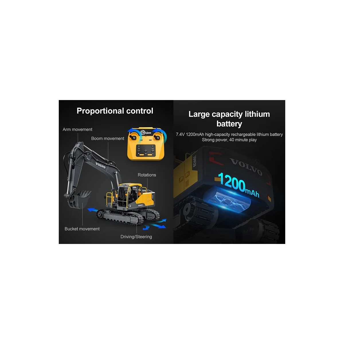 Pelleteuse RC Pro ES 160E Volvo - T2M T2M T804 - 12