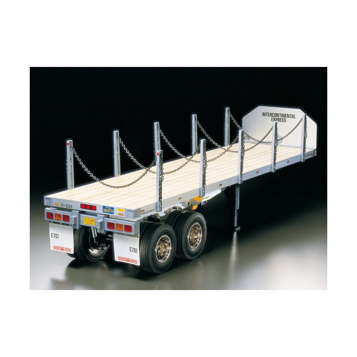 Semi Trailer 2 Axle Flatbed Kit 1/14 Tamiya 56306 Tamiya 56306 - 1