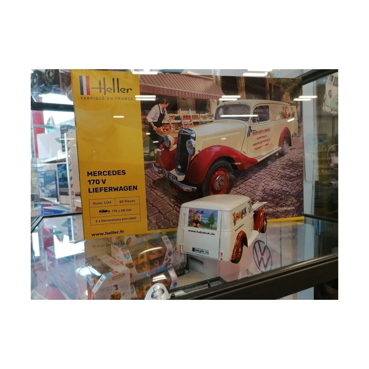 Mercedes 170 V Lieferwagen 1/24 Heller Heller HEL-80736 - 7