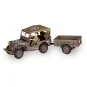 HEL-81105-Véhicule US 1/4 Ton Truck'n Trailer 1/35 Heller - HEL-81105