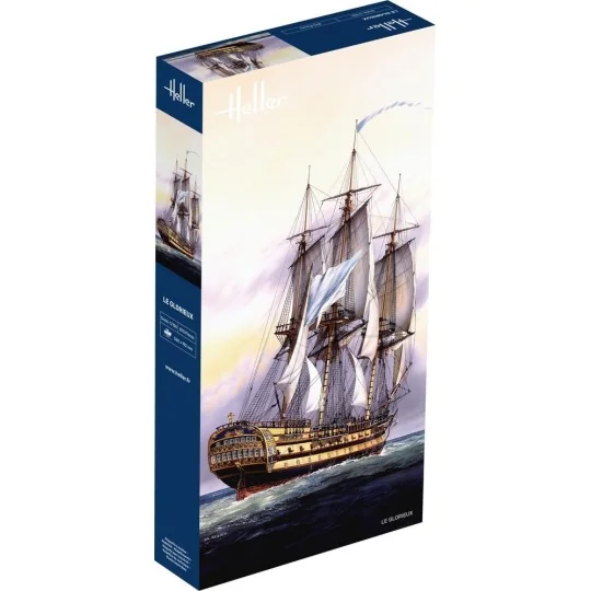 HEL-80889-Boat Le Glorieux 1/150 Heller