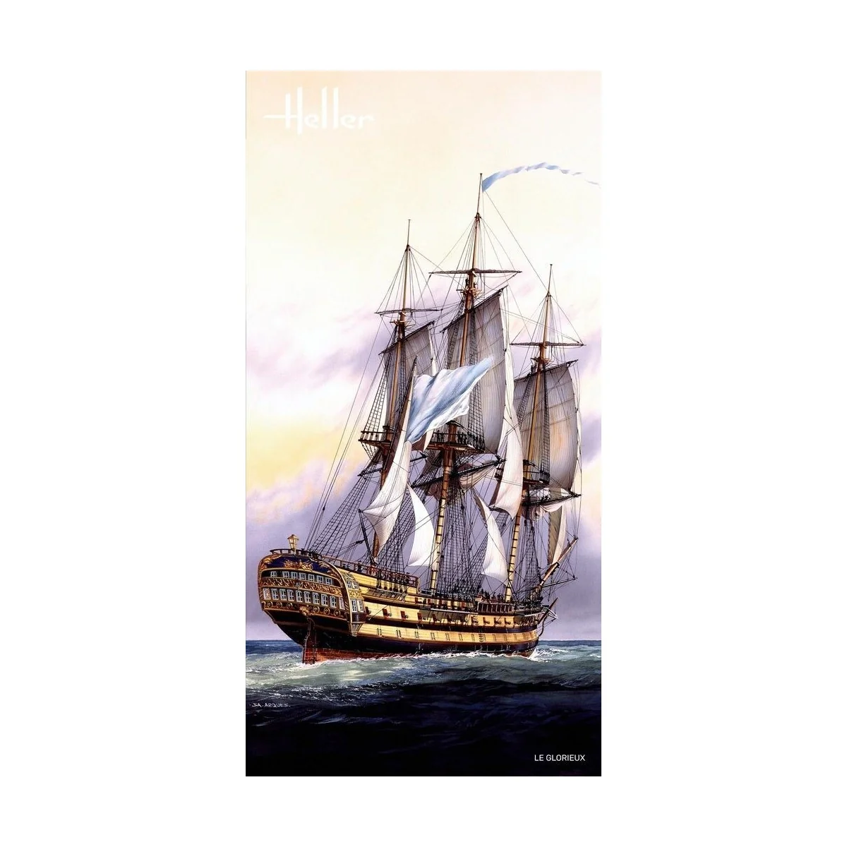 Boat Le Glorieux 1/150 Heller Heller HEL-80889 - 2 Boat Le Glorieux 1/150 Heller Heller HEL-80889 - 2
