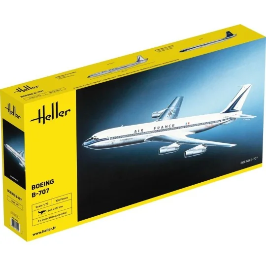 HEL-80452-Boeing B-707 Air France 1/72 Heller
