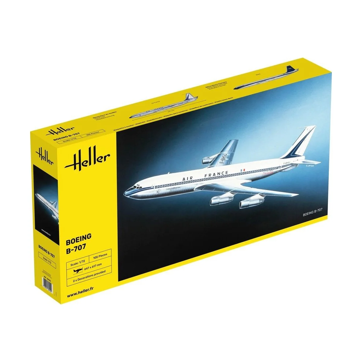 Boeing B-707 Air France 1/72 Heller Heller HEL-80452 - 1