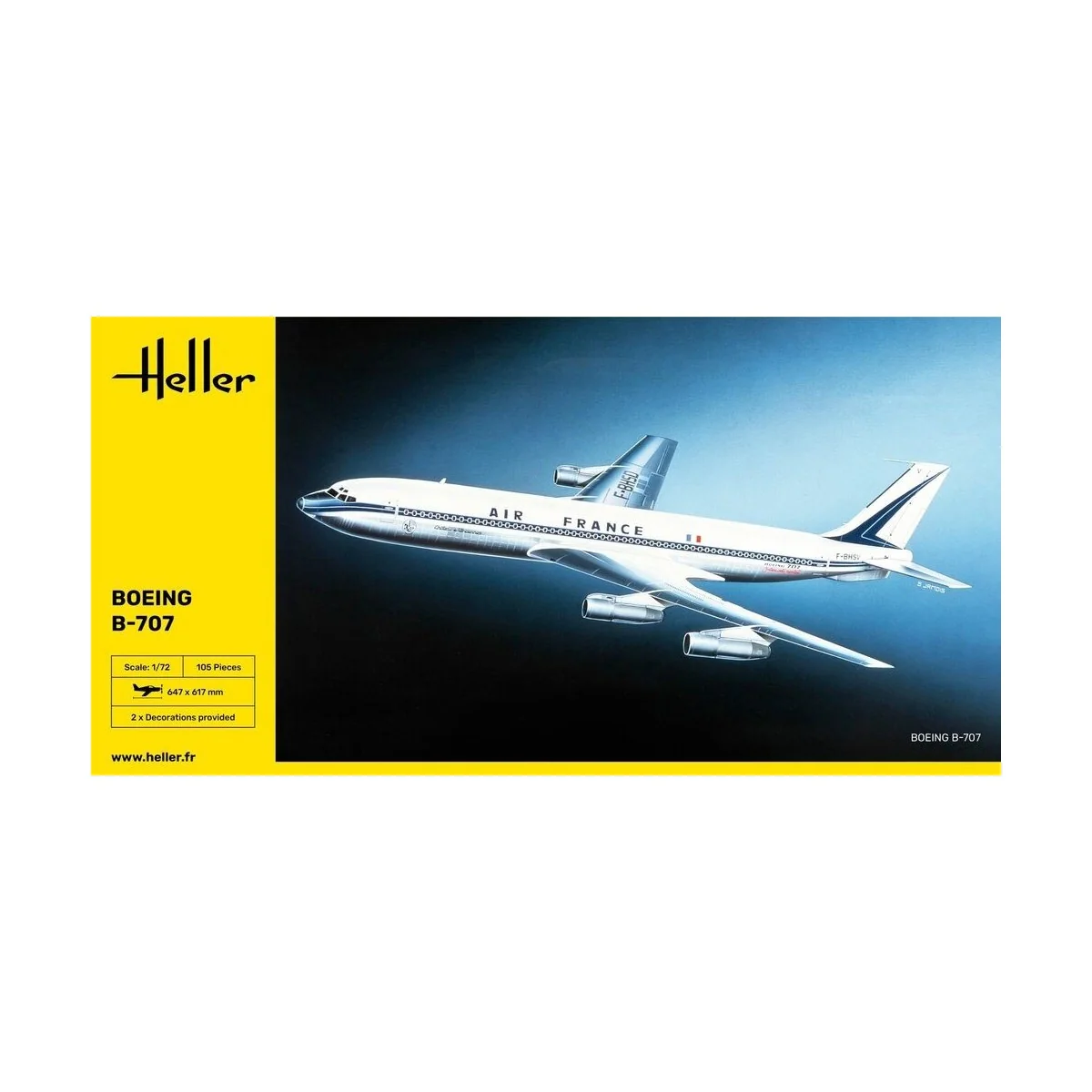 Boeing B-707 Air France 1/72 Heller Heller HEL-80452 - 2 Boeing B-707 Air France 1/72 Heller Heller HEL-80452 - 2