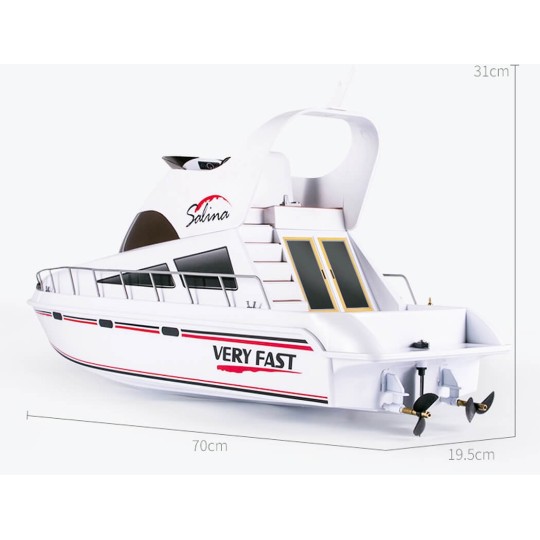 HL3867-SALINA Yacht RC 700mm RTR Heng Long Boat