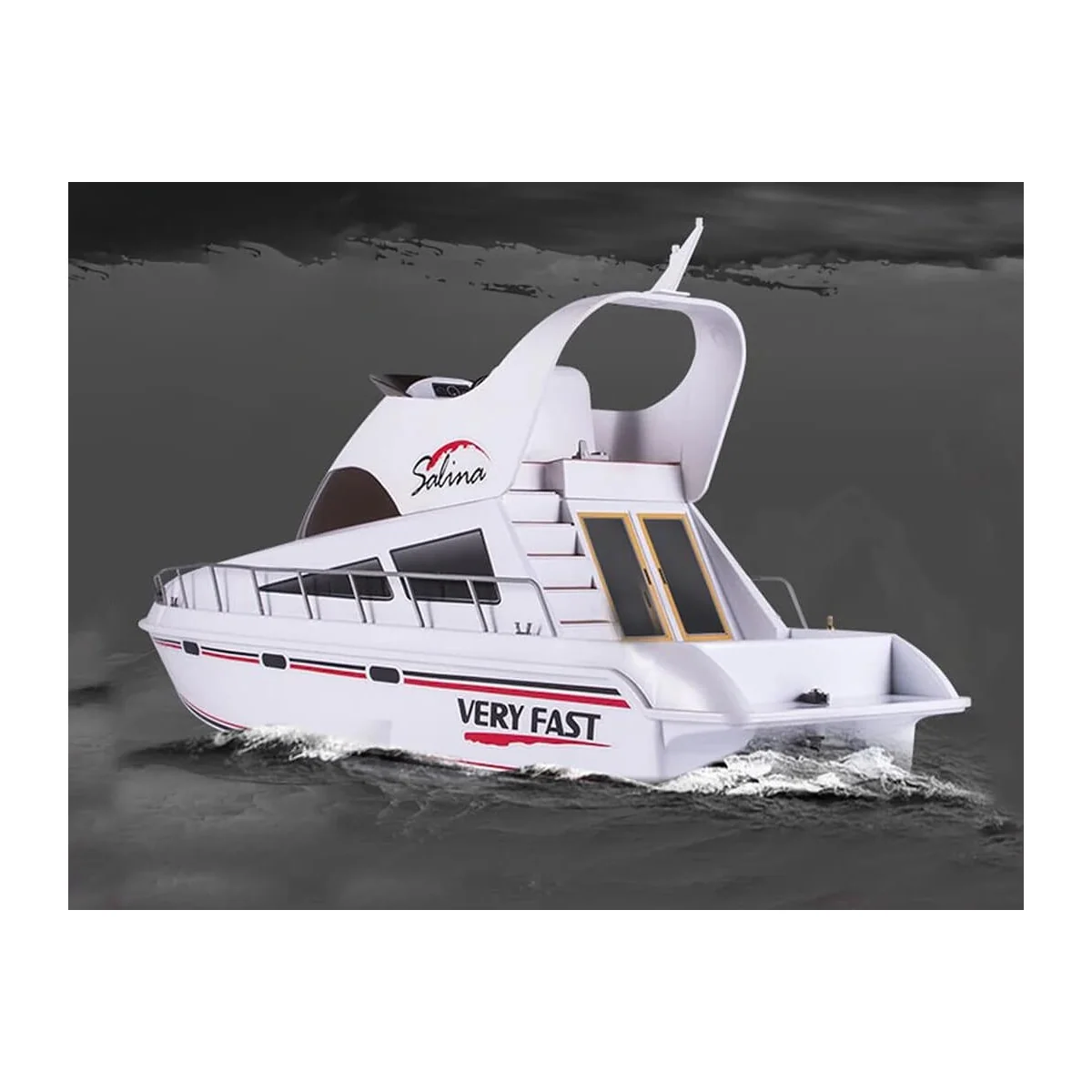 SALINA Yacht RC 700mm RTR Heng Long Boat HL3867 - 9