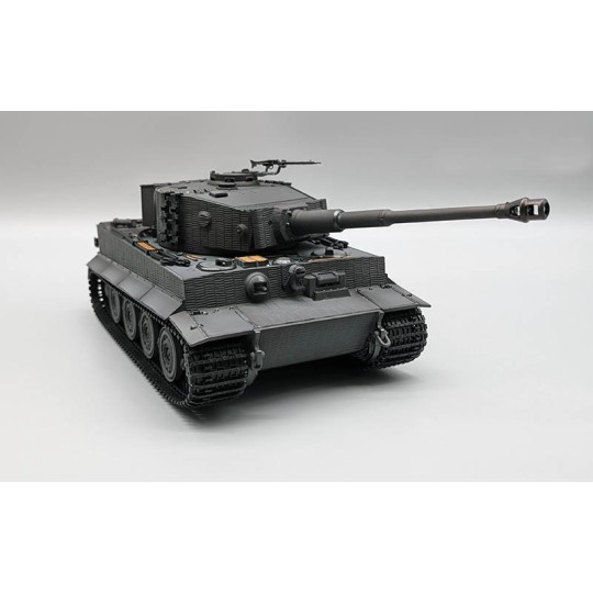 TG3841-11-L-G-Char RC German Tiger I Gris 1/24 RTR Taigen - TG3841-11-L-G