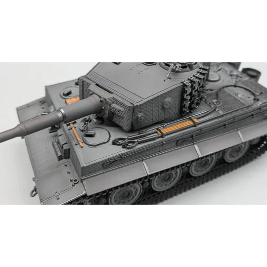 Char RC German Tiger I Gris 1/24 RTR Taigen TG3841-11-L-G - 7 TG3841-11-L-G-Char RC German Tiger I Gris 1/24 RTR Taigen - TG3841-11-L-G