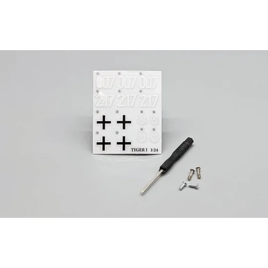 TG3841-11-M-C-Char RC German Tiger I Camouflage 1/24 RTR Taigen