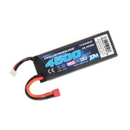 Li-Po 3S 11.1V 4500mAh 35C coqué (Dean) T2M T2M T1345003C - 1