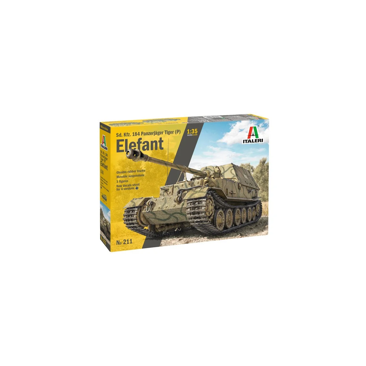 Char Panzerjäger Tiger (P) Elefant 1/35 Italeri Italeri I211 - 2
