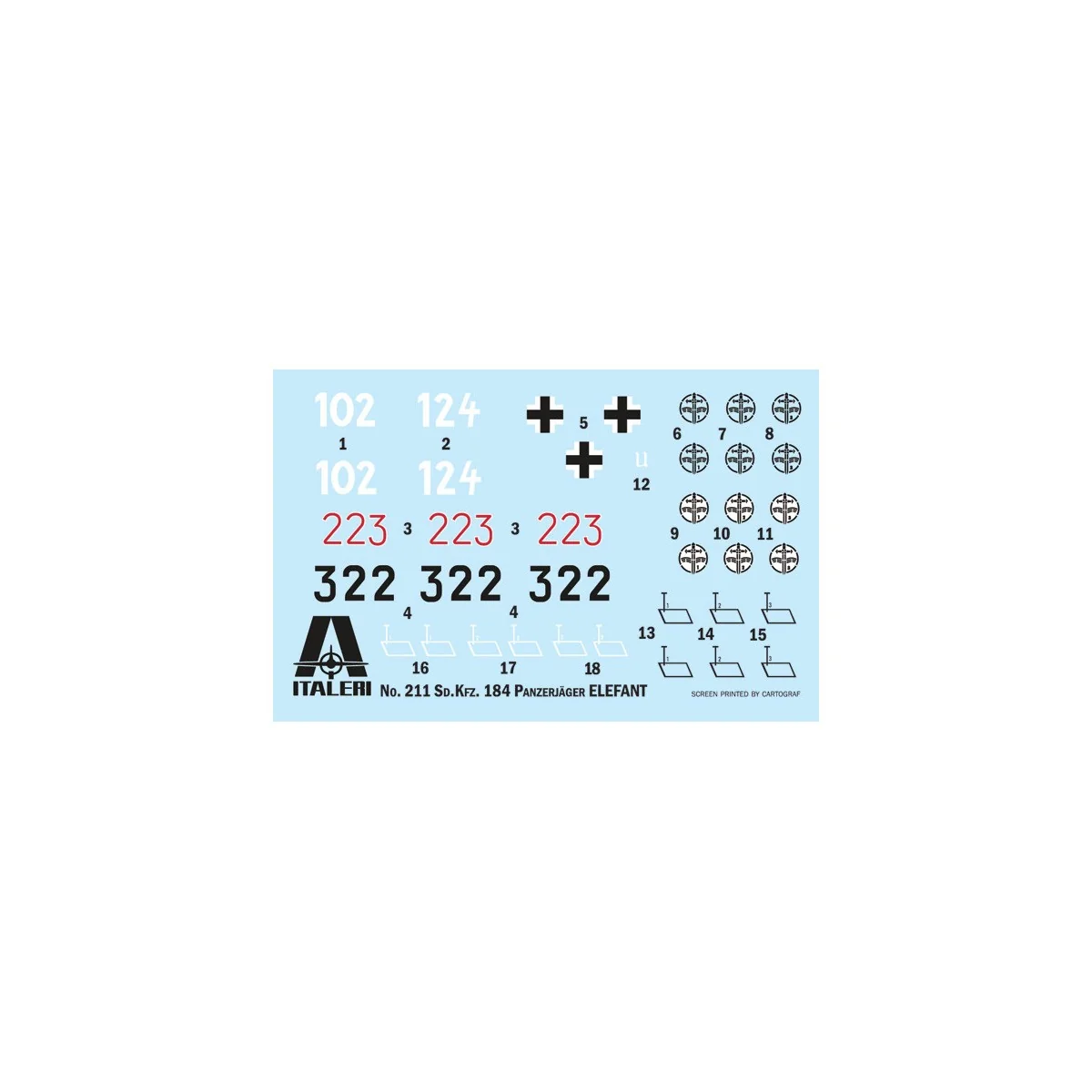 Char Panzerjäger Tiger (P) Elefant 1/35 Italeri Italeri I211 - 3