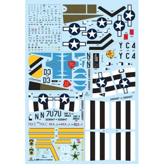 I2835-Avion P-47D Thunderbolt (Europe) 1/48 Italeri