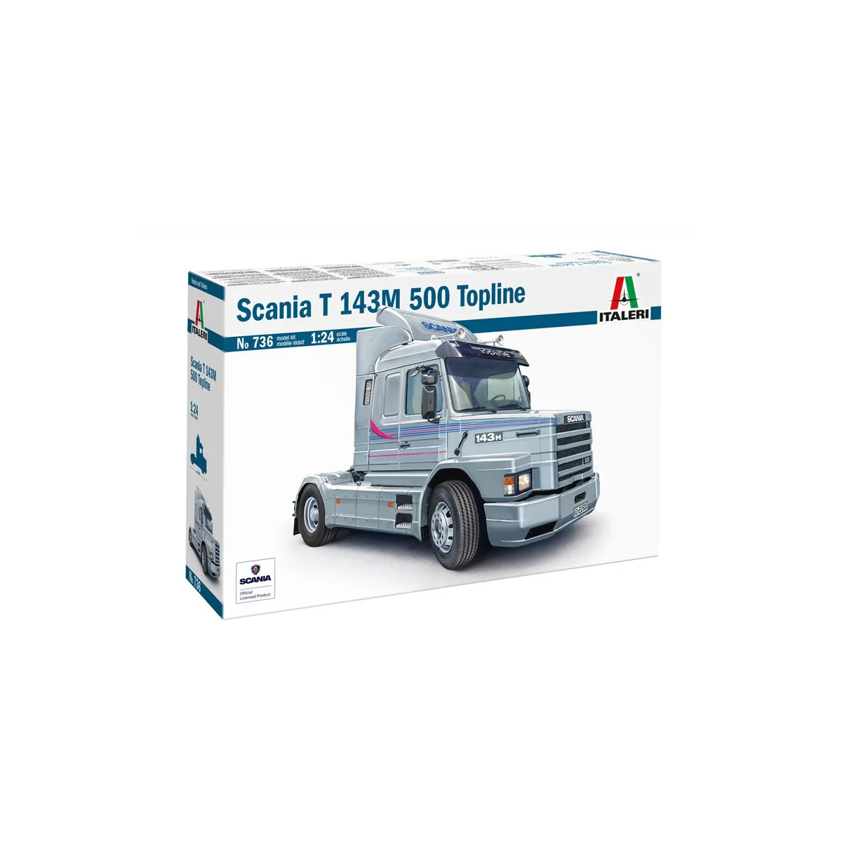 Scania T 143M 500 Topline 1/24 Italeri Truck Italeri I736 - 2 Scania T 143M 500 Topline 1/24 Italeri Truck Italeri I736 - 2