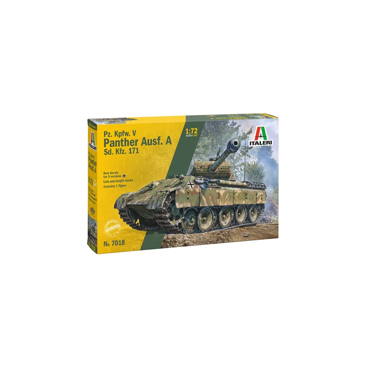 Char Panther Ausf.A 1/72 Italeri Italeri I7018 - 2 Char Panther Ausf.A 1/72 Italeri Italeri I7018 - 2