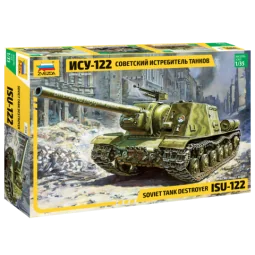 Soviet ISU-122 1/35 Zvezda destroyer tank Zvezda Z3534 - 1