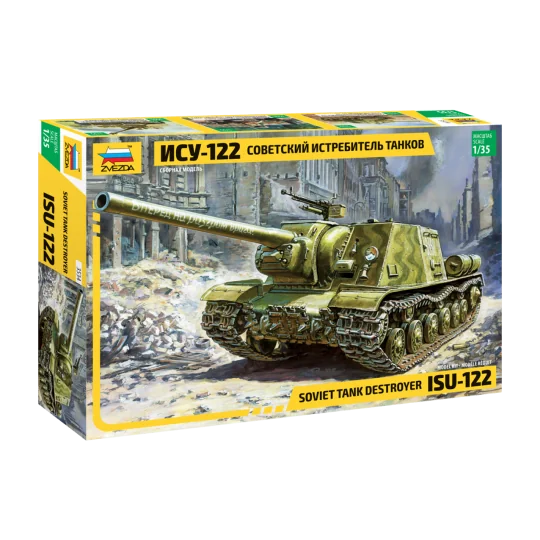 Z3534-Char soviétique destroyer ISU-122 1/35 Zvezda - Z3534