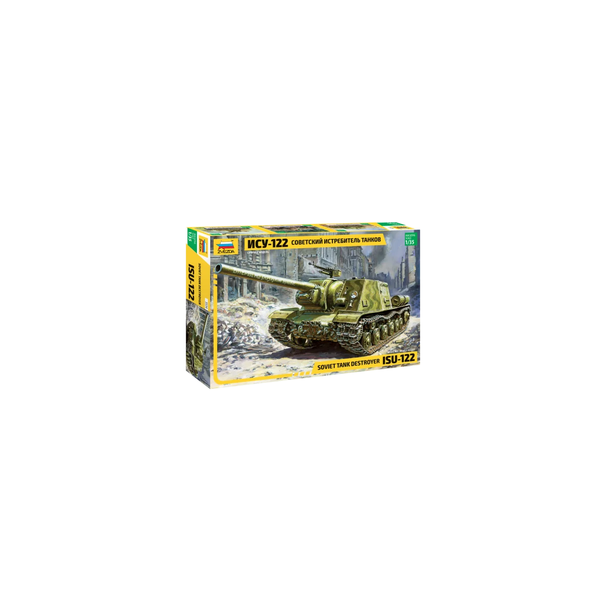 Char soviétique destroyer ISU-122 1/35 Zvezda Zvezda Z3534 - 1