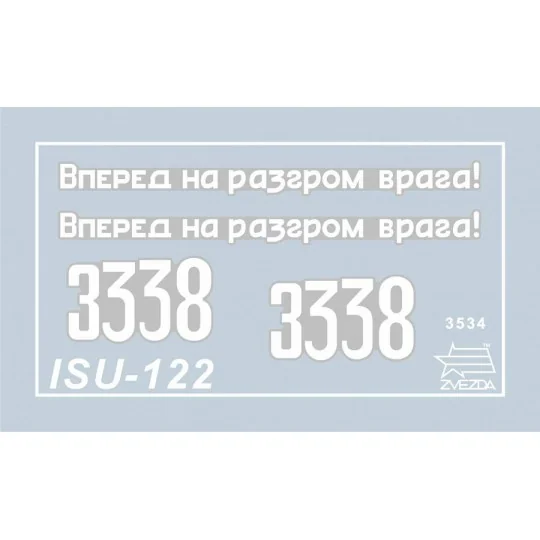 Z3534-Char soviétique destroyer ISU-122 1/35 Zvezda - Z3534