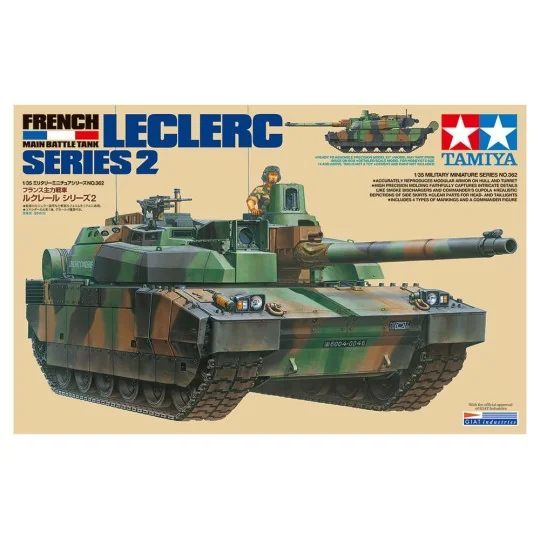 Char Leclerc Série 2 1/35 Tamiya Tamiya 35362 - 2 35362-Char Leclerc Série 2 1/35 Tamiya - 35362