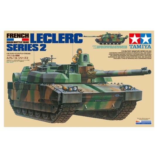 Tamiya Leclerc Series 2 1/35 Tank Tamiya 35362 - 2 35362-Tamiya Leclerc Series 2 1/35 Tank - 35362