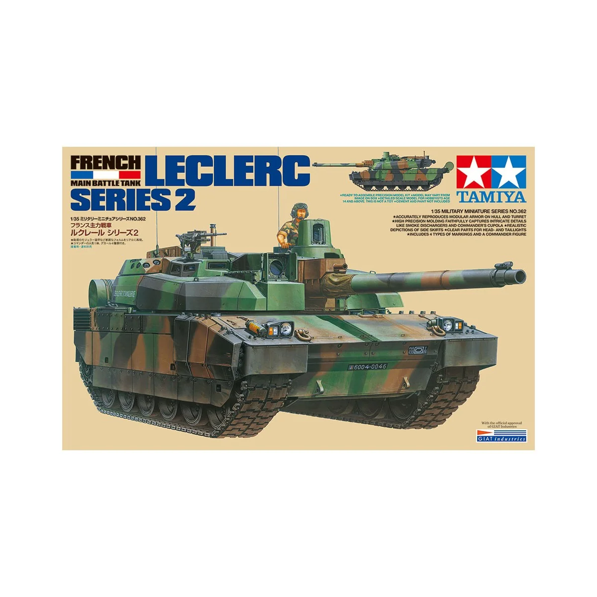 Char Leclerc Série 2 1/35 Tamiya Tamiya 35362 - 2 Char Leclerc Série 2 1/35 Tamiya Tamiya 35362 - 2