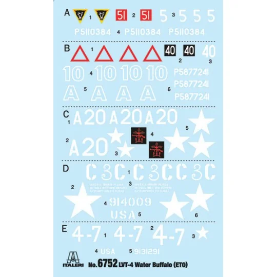 I6752-1/35 Italeri Water Buffalo LVT-4 Tank