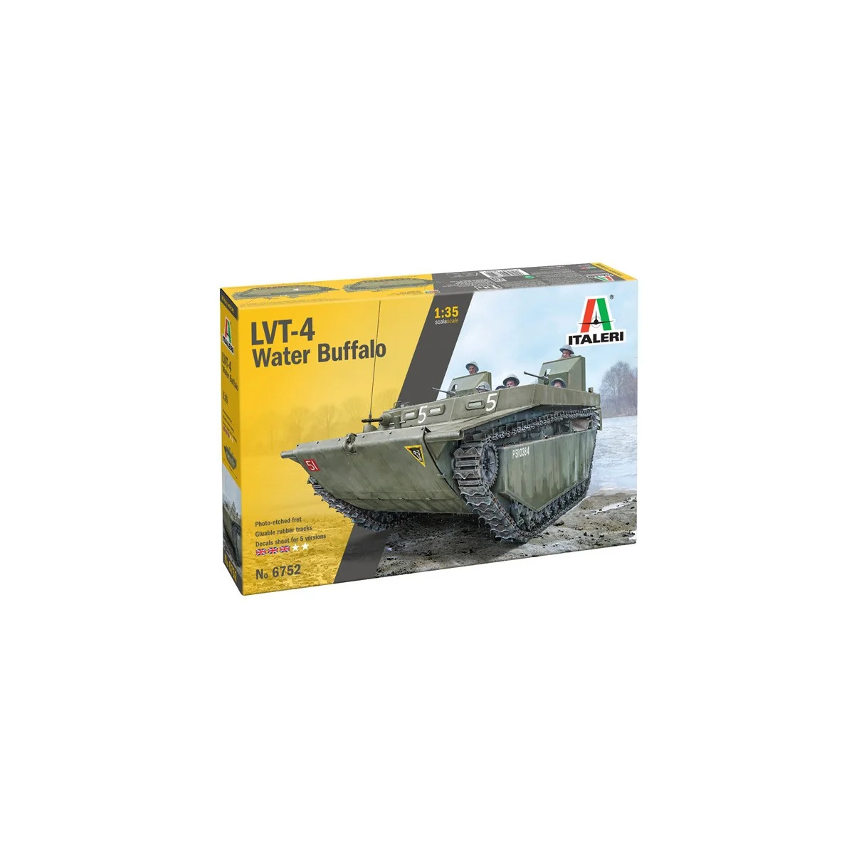 1/35 Italeri Water Buffalo LVT-4 Tank Italeri I6752 - 3 1/35 Italeri Water Buffalo LVT-4 Tank Italeri I6752 - 3