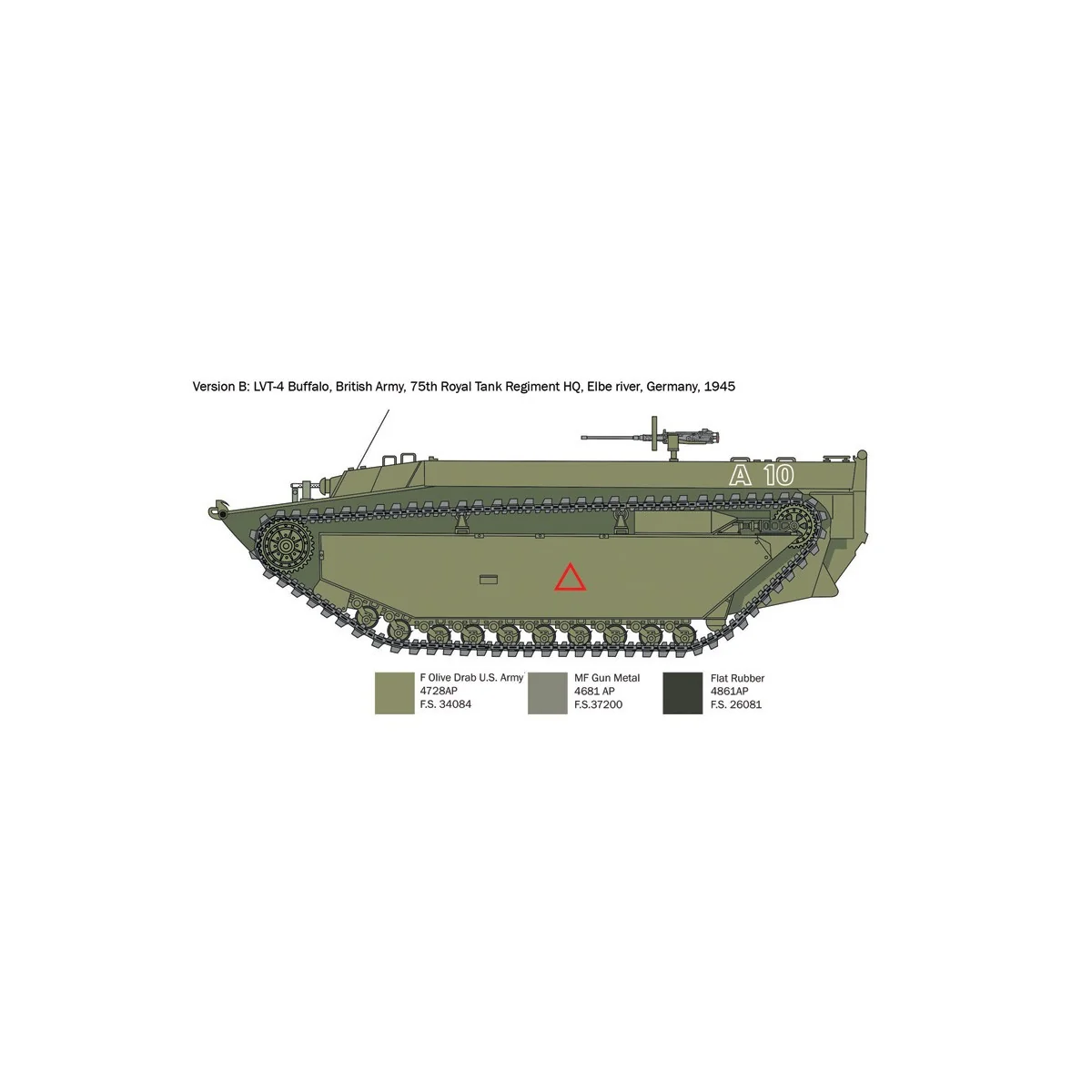 1/35 Italeri Water Buffalo LVT-4 Tank Italeri I6752 - 5 1/35 Italeri Water Buffalo LVT-4 Tank Italeri I6752 - 5
