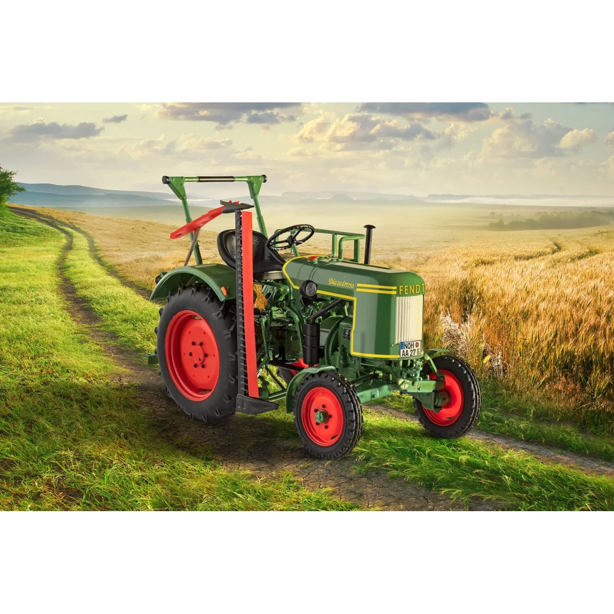 Fendt F20 Dieselross 1/24 easy-click tractor + Revell paints Revell 67822 - 8 Fendt F20 Dieselross 1/24 easy-click tractor + Revell paints Revell 67822 - 8