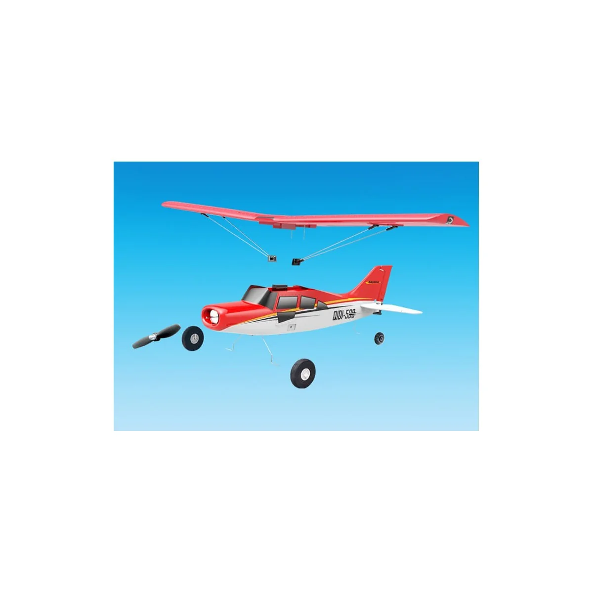 Maule 4CH 512mm Airplane with RTF Mode 2 Kootai Flight Stabilizer Volantex A560X-M2 - 7
