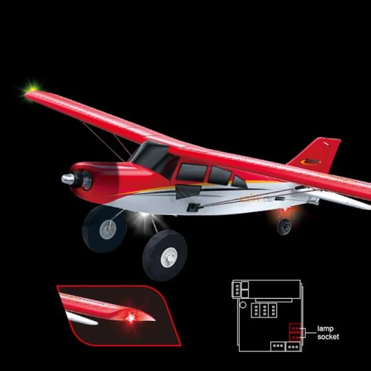 A560X-M2-Avion Maule 4CH 512mm avec stabilisateur de vol RTF Mode 2 Kootai - A560X-M2