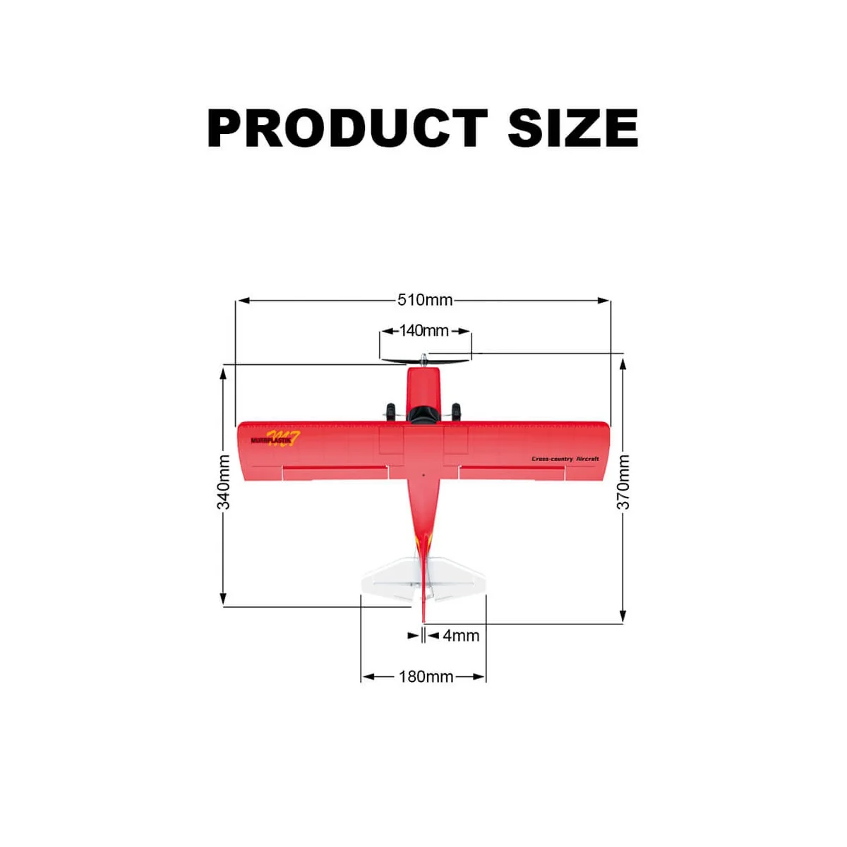 Avion Maule 4CH 512mm avec stabilisateur de vol RTF Mode 2 Kootai Volantex A560X-M2 - 10