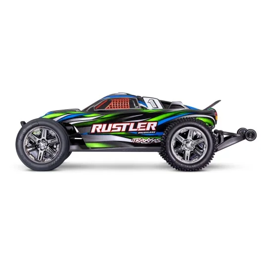 TRX-37354-4-Rustler BL-2S Clipless 4x2 Orange 1/10 RTR Traxxas - TRX-37354-4
