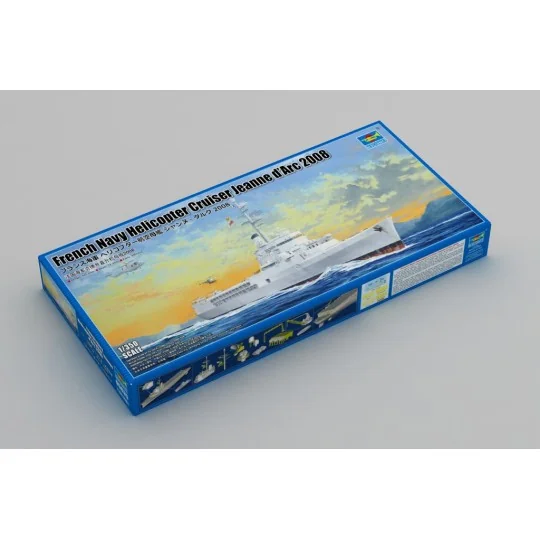 TR05635-Bateau JEANNE D'ARC Porte-hélicoptères Français 2008 1/350 Trumpeter